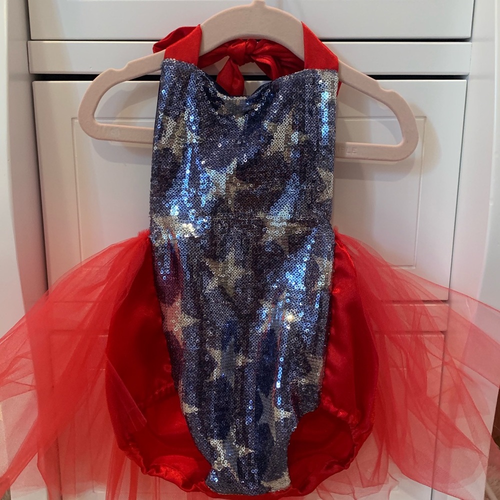 Fourth of July / patriotic romper.